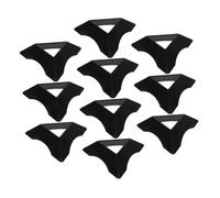 VALICLUD 10pcs Transparent Triangle Cube Holders Clear Plastic Display Stands for Speed Cubes Organizing and Presenting Collections with Sleek Elegant Design