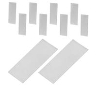 VALICLUD 10pcs Zinc Plates for Fruit Battery Experiment Stable Zinc Electroplating for DIY Battery Making Scientific Teaching Supplies Classroom and Group Study Materials