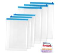 VALICLUD 12 Pcs Vacuum Clothes Storage Bags Space Saver Compression Travel Bags Thick Design for Business Camping Hiking Seasonal Clothing Packing