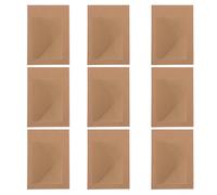 VALICLUD 120pcs Kraft Paper Envelopes and Note Cards Set in Khaki Brown, Vintage Style with Classic Timeless Elegance, for Love Letters and DIY Card Making