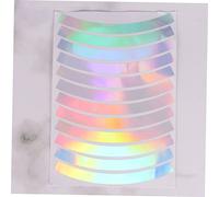 VALICLUD 12pcs Bike Reflective Tape Safety Warning Luminous Stickers for Easy to Install Colorful Strips Visible at Night for Boys