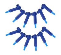 VALICLUD 12pcs Brake Bleeder Adapter Kit for Car Pneumatic Brake Bleeding Tool with Leakproof Connectors Abs Heavy Duty Design Accurate Fluid Extraction for Vehicle Maintenance