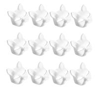 VALICLUD 12pcs Cat Face Blank Masks for Painting DIY Animal Paper Masks for Crafts Preschool Educational for Halloween Cosplay Creative Art Project Tools for Group Activities
