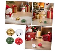VALICLUD 12pcs Christmas Jingle Bells with Star Cutouts Hanging Bells for Holiday Crafting Festive Xmas Tree Ornaments Wreath Decorations Multipurpose Indoor Outdoor Use