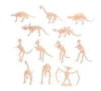 VALICLUD 12pcs Dinosaur Skeleton Figures Educational Plastic Dinosaur Bones for Science Learning Childsafe Archaeology for Birthday Party Favors and Decoration