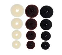 VALICLUD 12pcs Donut Bun Makers for Women Girls Hair Coil Hair Curly Bun Maker Bands for Special Occasions