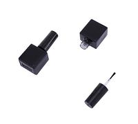 VALICLUD 12pcs Empty Glass Nail Polish Bottles with Brush for Nail Art Travel Repackaging Premium Quality for Liquids