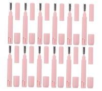 VALICLUD 12pcs Eyebrow Pencil Extender with Built Brow Brush Dual-ended Drawing Pencil Lengthener for Precise Application Travel-friendly Makeup Tool