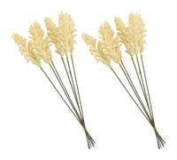 VALICLUD 12pcs Fake Corn Stalks Artificial Plant 12.58x3.54x2.36in Plastic Foam Realistic Looking Design No Watering Home Décor for Busy People