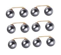 VALICLUD 12pcs Faux Pearl Brooch Pins for Women Dress Cleavage Safety Corsage Lady Sweater Brooch Material