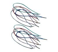 VALICLUD 12pcs Fixing Elastic Strap Spring Band Nylon Metal Sturdy Versatile Creative Simple Design for Travel Journal Wrap Band Elastic Strap for Travel Notebook