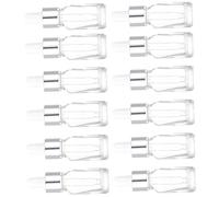 VALICLUD 12pcs Glass Dropper Bottles for Travel Essential Oil Perfume Dispenser Leakproof Reusable Small Empty Bottles for Essential Oils