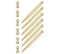 VALICLUD 12pcs Gold Finish Standoffs Spacers for Wall Mount Sign Mounting Hardware Threaded Screws for Picture Frame Standoff Mounts Elegant Desktop Photo Frame Bracket for Wedding and