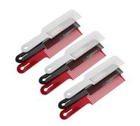 VALICLUD 12pcs Haircut Comb for Men and Women Ergonomic Styling Combs for Salon and Home Use Unique Design for Effortless Detangling and Smoothing Multifunctional Hair Cutting Tools