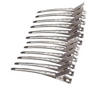 VALICLUD 12pcs Hairdressing Clips for Styling and Sectioning Durable Non Salon Hair Clips with Strong Grip for Professional Haircut and Hair Tension Control