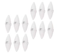 VALICLUD 12pcs Hamster and Guinea Pig Chew with 9cm Natural Cuttlefish Bone and Secure Clip Set for Pet Teeth Health and Calcium Supplement