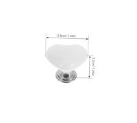 VALICLUD 12pcs Heart-Shaped Toilet Flush Buttons Push Button Replacement Parts for Bathroom Tank Cute Design for Women Long Nails Stylish Toilet Accessories