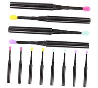 VALICLUD 12pcs Lidded Silicone Lip Brush Lip Gloss Applicators Women Makeup Tools for Lipstick Portable and Reusable for Applying Lipstick and Eye Shadows