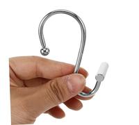 VALICLUD 12pcs Metal S-shaped Shower Hooks for Bathroom Curtain Hanging Smooth Sliding Sturdy Design Nickel Finish Replacement Rings for Drapes and Shower Curtain Rods