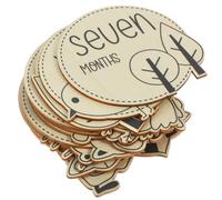 VALICLUD 12pcs Monthly Milestone Cards Adorable Forest Animal Design for Photo Props Memory Keepsakes for Celebrating Growth Moments