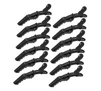 VALICLUD 12pcs Portable Alligator Hairdressing Clips Professional Sectioning Hair Clips for Salon Use Easy to Open Close Non Slip Grip for All Hair Types and Styles