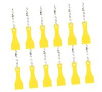 VALICLUD 12Pcs Portable Lottery Scratchers Lightweight Plastic Tools for Easy Ticket Scraping Compact Keychain Accessories for Quick and Convenient Use Random Color