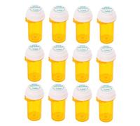 VALICLUD 12pcs Portable Pill Vials for Travel Medication Storage Reusable Capsule Organizer Lightweight and Convenient Medicine Dispenser for Personal Use