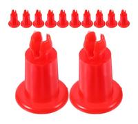 VALICLUD 12pcs Red Scale Foot Bracket Universal Fit for Electronic Weighing Scales 30kg Load Capacity Pan Stabilizers with Anti-slip Support for Kitchen and Industrial Digital