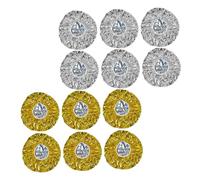VALICLUD 12pcs Reusable Aluminum Foil Hair Coloring Caps for Home and Salon Use Portable Deep Conditioning Processing Caps and Easy to Clean Premium Quality Hair Dyeing Essentials