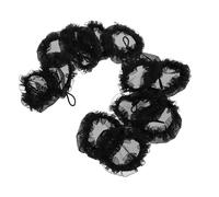 VALICLUD 12pcs Reusable Lace Elastic Mesh Hair Net for Women Girls Ballet Skating Gymnastics Dance Everyday Use Hair Bun Net