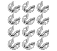 VALICLUD 12pcs Silver Iron Furniture Connectors Screws for Frames and Mirrors with Universal Design and Easy Installation, for Secure Hanging and Fixing in Home or Office