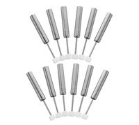 VALICLUD 12pcs Soft-Close Silent Hydraulic Trash Can Lid Dampers, Garbage Bin Closing Dampers Replacement Gas Pistons for Kitchen and Office Rubbish Containers