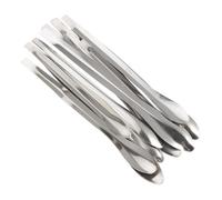 VALICLUD 12pcs Stainless Steel Experiment Measuring Scoops for Laboratory Use Precision Sampling Spoons with Modern Handle Design for Chemistry Teaching and Research Institutes