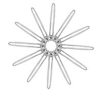 VALICLUD 12Pcs Stainless Steel Hair Fixing Clips for Sectioning Hair Easy to Use Hairdressing Tool for Salon and Home Styling
