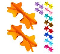 VALICLUD 12pcs Star Shaped Party Glasses PC Frameless Eyewear for Vacation | Creative Five Pointed Design, Not Easily Broken, Stylish Appeal, Most People, Attention Grabbing Random Color