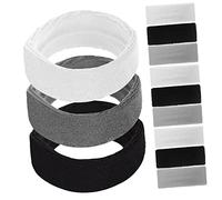 VALICLUD 12Pcs Stretchy Workout Headbands Sweat Athletic Hair Bands for Women Elastic Non Slip Head Wraps for Yoga Running Gym Sports Includes Black White Gray Colors