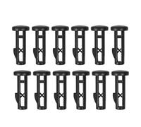 VALICLUD 12Pcs Trash Can Lid Hinge Pins for 240L Outdoor Garbage Bin Heavy Duty Plastic Bin Lid Plug Latch Replacement Parts for Dustbin Lock and Secure
