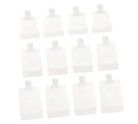 VALICLUD 12PCS Travel Lotion Storage Bags Compact Suction Mouth Liquid Pouches for Creams Moisturizers and Hand Soaps Convenient Reusable Travel Toiletry