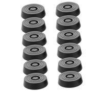 VALICLUD 12pcs Vacuum Cleaner Rubber Wheels Replacement Quiet Small Rubber Castor Accessories Compatible with Various Vacuum Cleaner Models for Extended Use and Performance