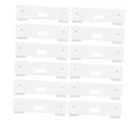 VALICLUD 12pcs Vertical Blind Repair Tabs Metal Clips Replacement Kit No Tools Needed Window Slat Repair Vane Savers for Home Office School Interior Integration