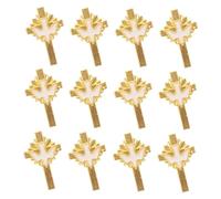 VALICLUD 12pcs Vintage Alloy Peace Cross Brooches with Dove Design Lightweight Skin Friendly Religious Lapel Pins for Clothes Bags Hats Inspirational Faith Accessories for Everyday Wear and