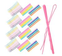 VALICLUD 140pcs Colorful Hairpins Hair Bow Clips for Women Long Bobby Pins Hair Clips Barrette Bangs Clasp Accessories
