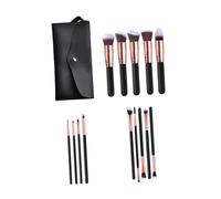 VALICLUD 14pcs Handheld Beauty Makeup Brush Cosmetic Tools Makeup Bag for Eyeshadow Application