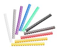 VALICLUD 150pcs Cable Marker Tubes 0-9 Numbered Plastic Wire Labels Lightweight Cord Identification Tags for Home and DIY Cable Management