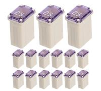 VALICLUD 15pcs 25A Micro Square Automotive Mini Fuse Kit with Inline Fuse Holder for Car and Vehicle Electrical Circuit Protection