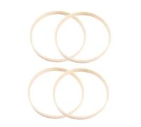 VALICLUD 15pcs Bamboo Dreamcatcher Rings for DIY Crafting Smooth Round Frames for Wall Hangings Mandalas and Tassel Decorations Natural Material for Handmade Projects