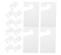 VALICLUD 15pcs Blank Parking Permit Tags Weatherproof Diy Car Rear Mirror Hang Tags Parking Pass Holder for Vehicles Temporary Office and Maintenance Use