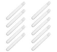 VALICLUD 15pcs Clear Plastic Test Tubes with Caps for Mascara Wand Storage Transparent Makeup Brush Holder for Eyelash and Eyebrow Brushes Portable Empty Cosmetic Containers for Travel and
