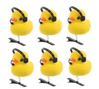 VALICLUD 15pcs Yellow Duck Hair Clips Duck Headwear Alligator Clip Hair Accessories for Holiday Party Props Festive Decoration for Women
