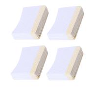VALICLUD 160pcs Arc Shaped Eyelash Removal Cotton Pads with Adhesive Strips Practical Lightweight Cosmetic Eye Pads for Comfortable Lash Cream Removal Suitable for Personal and Salon Use